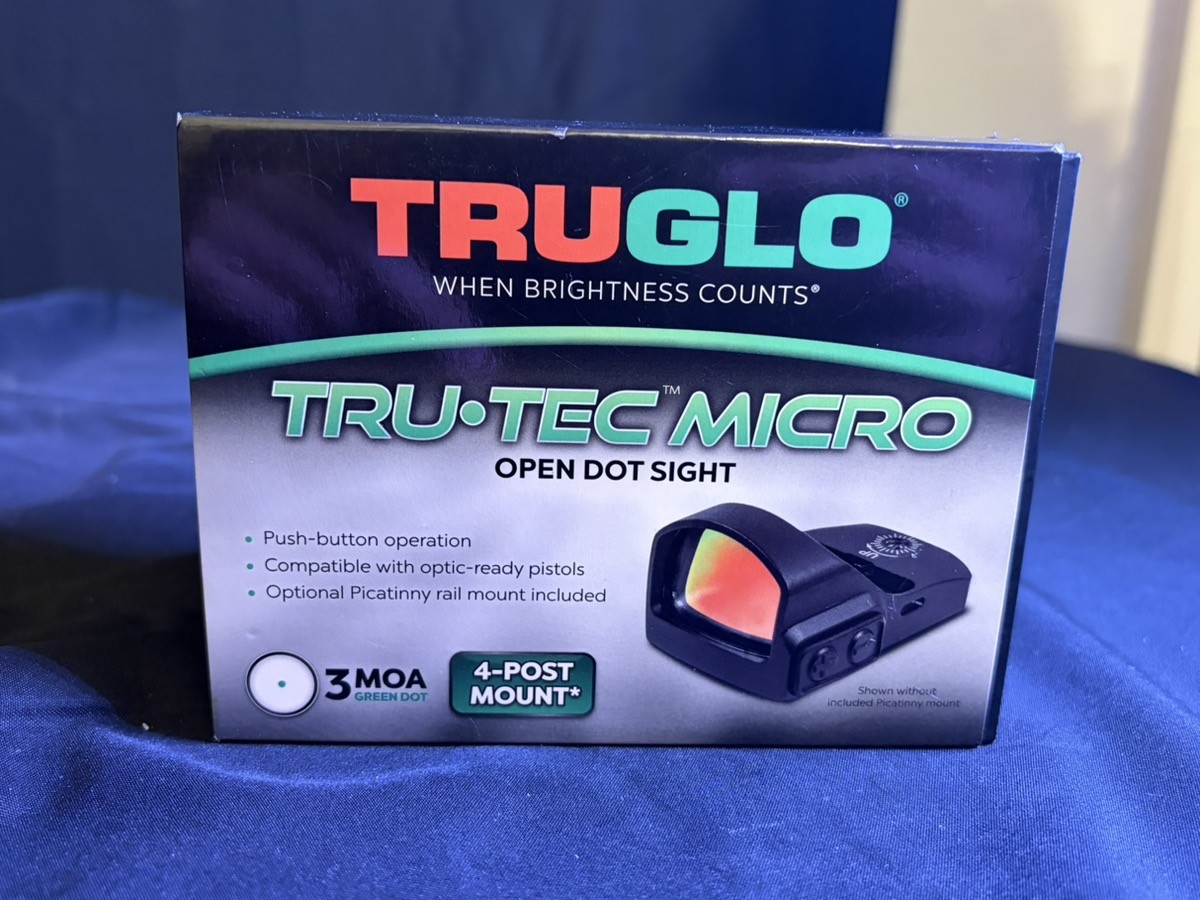 TRUGLO TRU-TEC Micro Green Open Dot Sight 3MOA TG8100G (CT6015016)