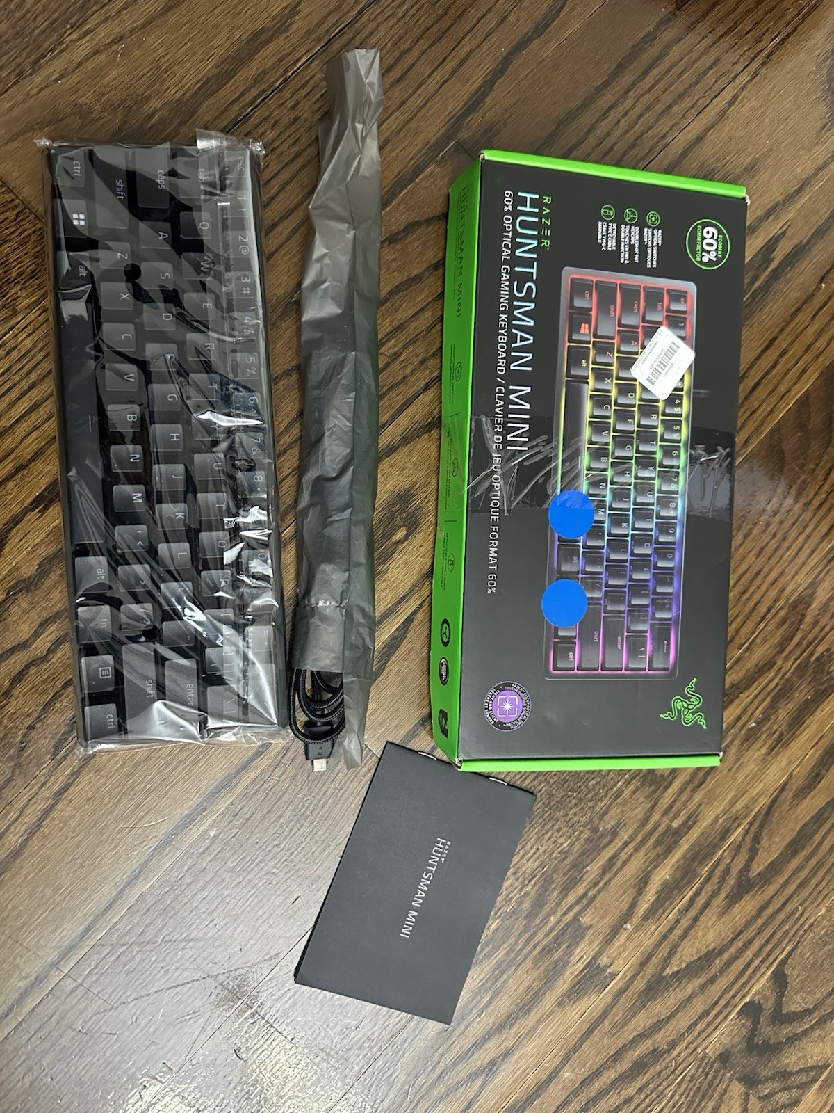 New Open Box Razer Huntsman Mini 60% Keyboard - Optical Clicky Switches