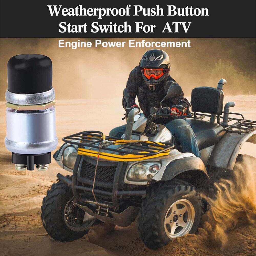 Push Button Momentary Starter 50A Ignition Switch On-Off 12V DC For Car marine