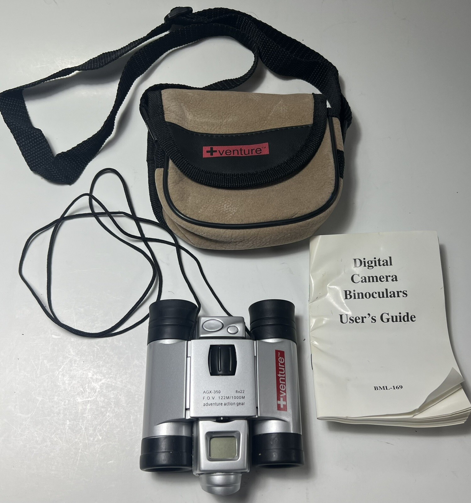 Venture Adventure Action Gear Digital Bino-Cam AGX-350 Binoculars & Camera 8x22
