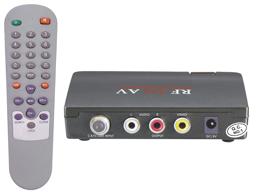Premium Aanalog CATV Tuner With RCA Video Audio Output For NTSC PAL Systems