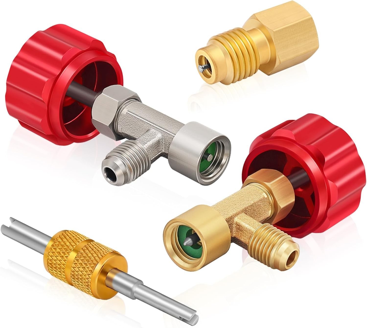 Boltigen R134A Can Tap Kit, Automotive R134A Self Sealing Can Tap, AC Puncture