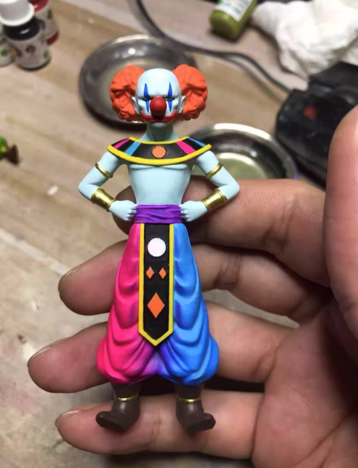 CUSTOM Dragon Ball Gods of Destruction hg sizes resin Berumotto Vermouth