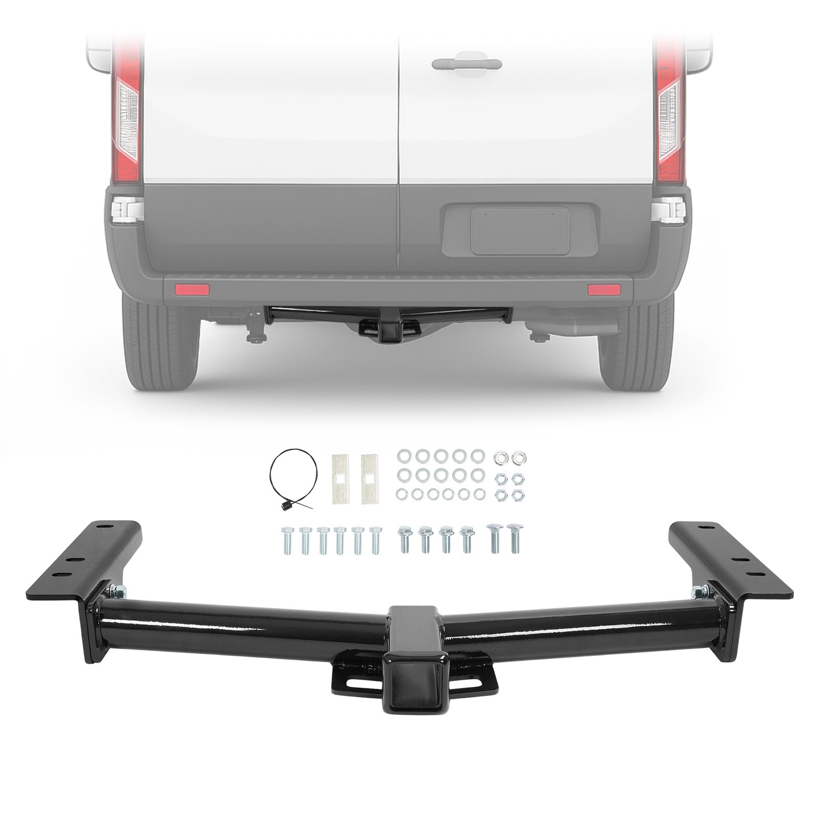 Class 3 Trailer Hitch 2" Receiver For Ford Transit-150/250/350 E-Transit 2015-26