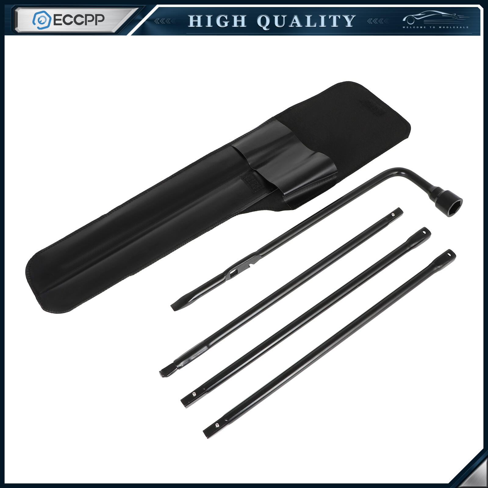 Spare Tire Lug Wrench Tool Kit for Chevy GMC Cadillac Pickup Truck SUV w/Case