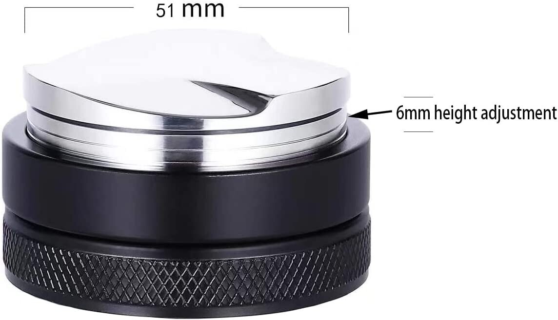 51mm Adjustable Coffee Leveler (distributor) Barista Tamper La Pavoni millenium
