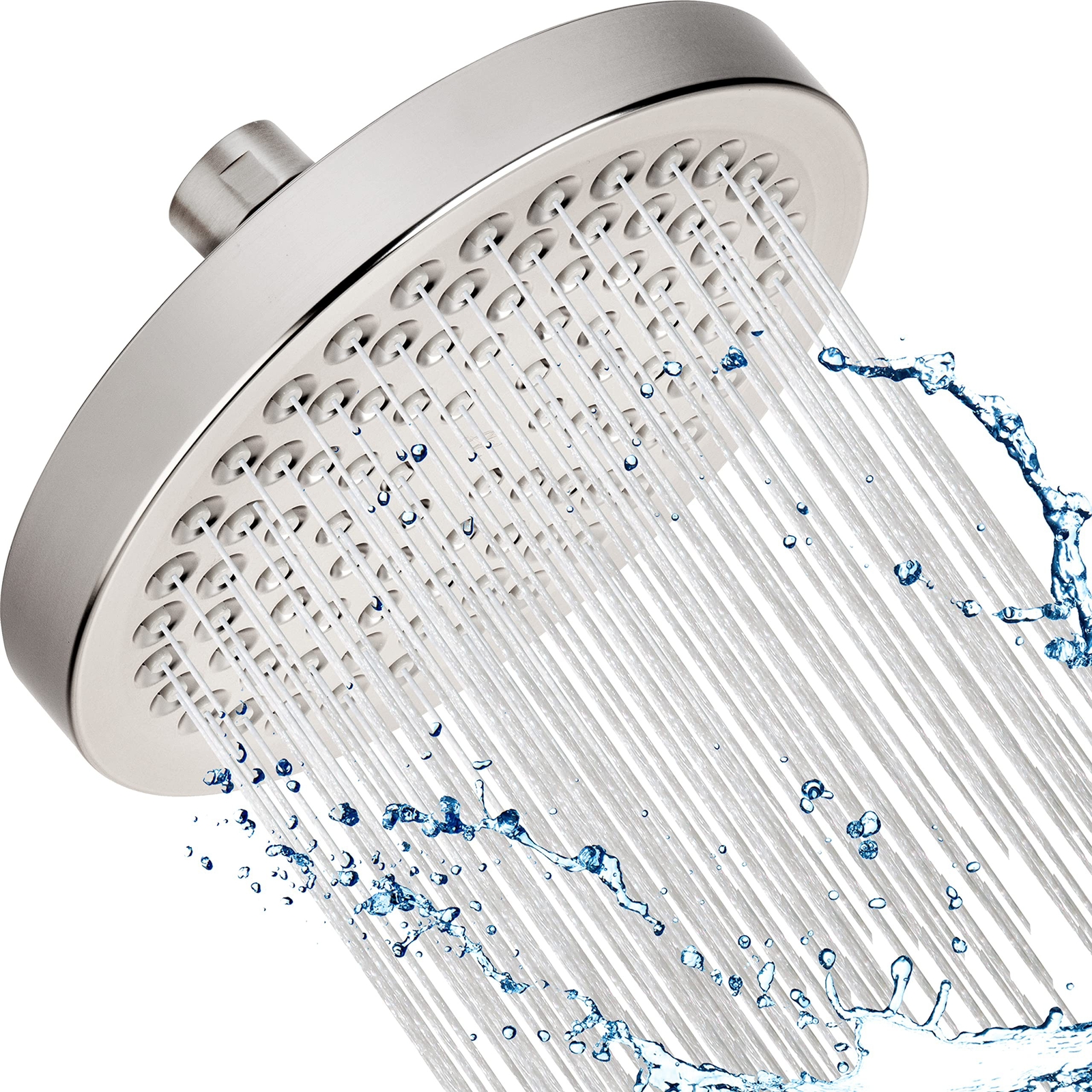 High Pressure Rain Shower Head (Aqua Elegante) - Brushed Nickel - 2.5 GPM