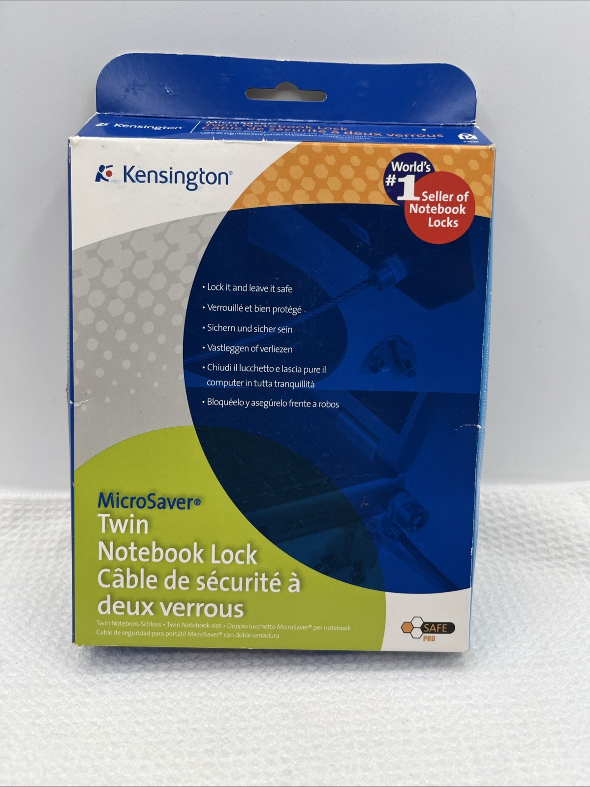 Kensington MicroSaver twin notebook lock new Micro Saver 64025F laptop cable