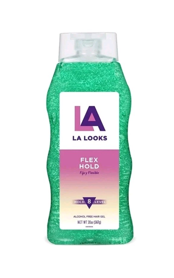 LA Looks Flex Hold Alcohol Free Hair Gel - Hold Level 8 - 20 oz