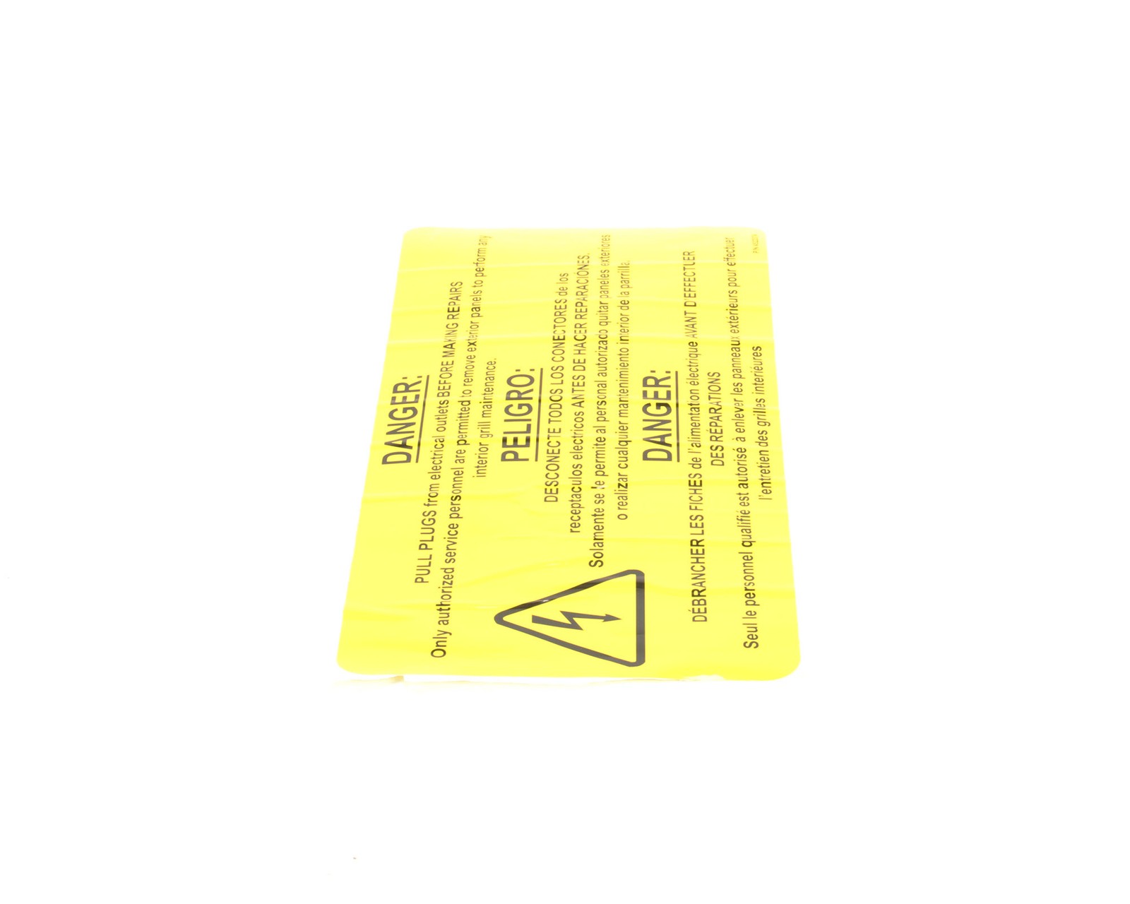 Garland Label, Pull Plugs 4522374 - Genuine OEM Replacement Part