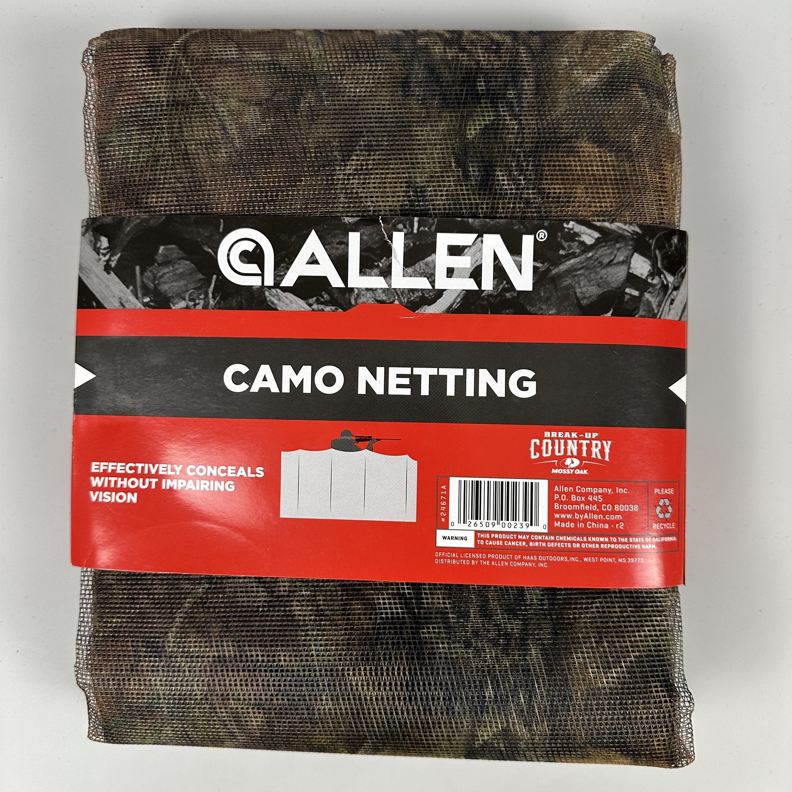ALLEN Camo Netting Mossy Oak Break-Up Country Hunting Blind Material 12ft x 56in