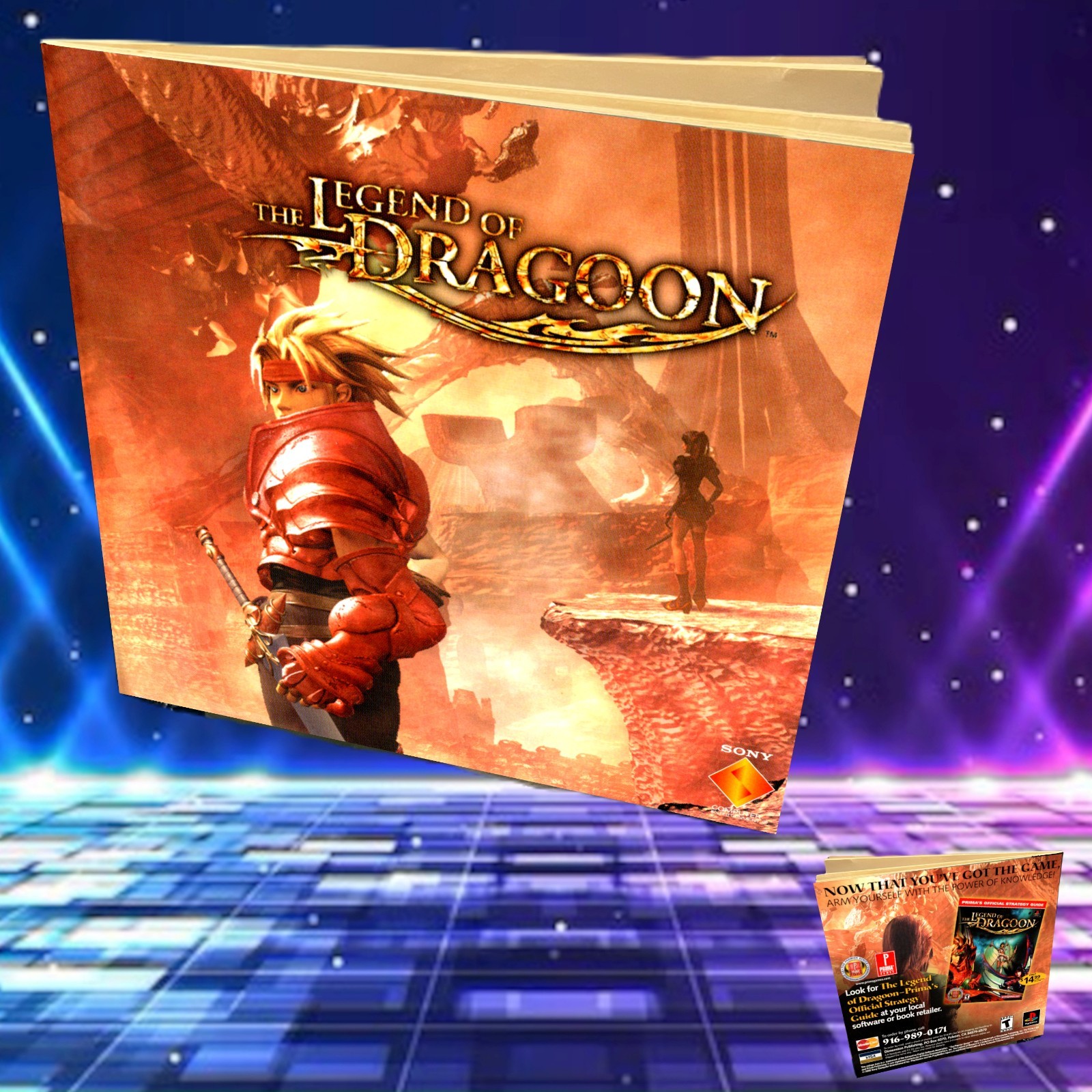 Replacement Manual for - Legend of Dragoon - Sony PS1 Instruction Booklet