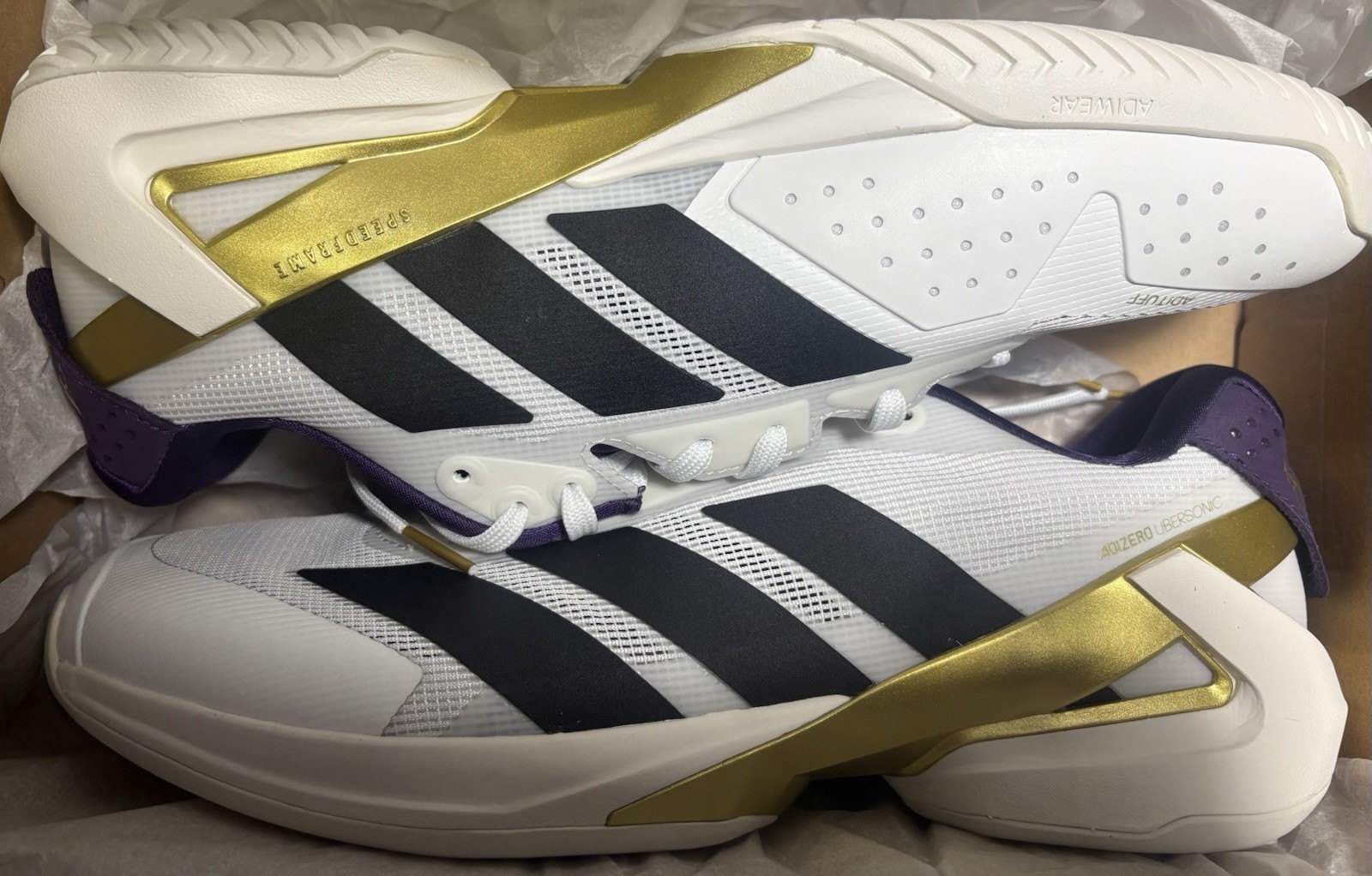 adidas Adizero Ubersonic 5 Tennis/Pickle MENs Size 11.5 NEW w Box/tag FREESHIP