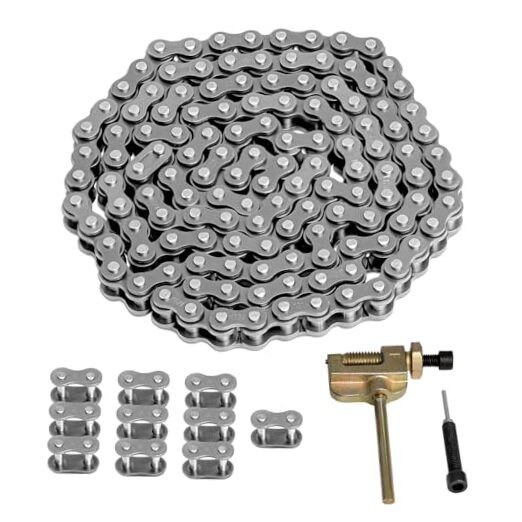25 Roller Chain 132 Link with 10 Master Links and Chain 132Link #25 chain