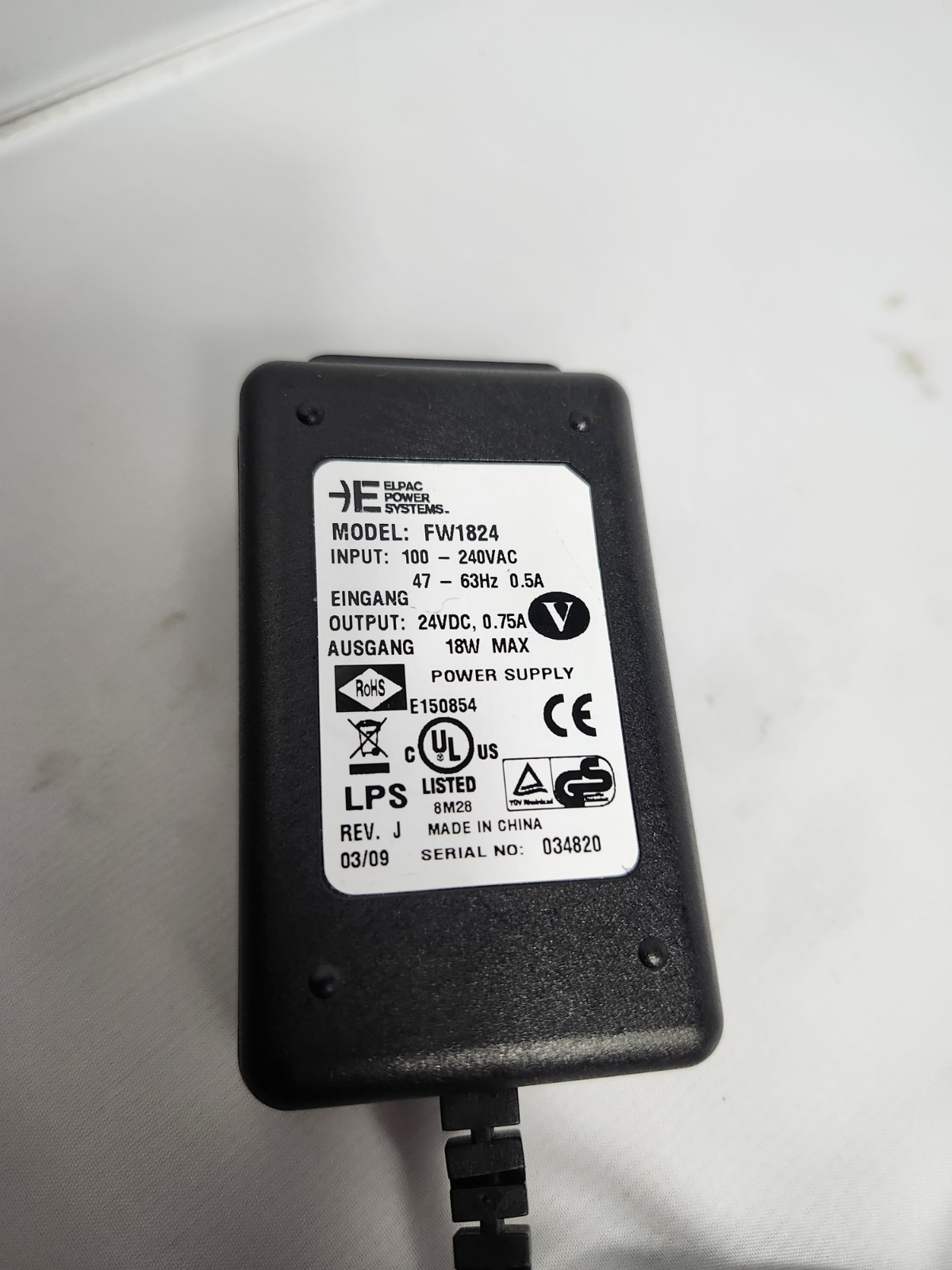 Sierra Smart-Trak2 Digital Mass Flow Controller W/ Powercord