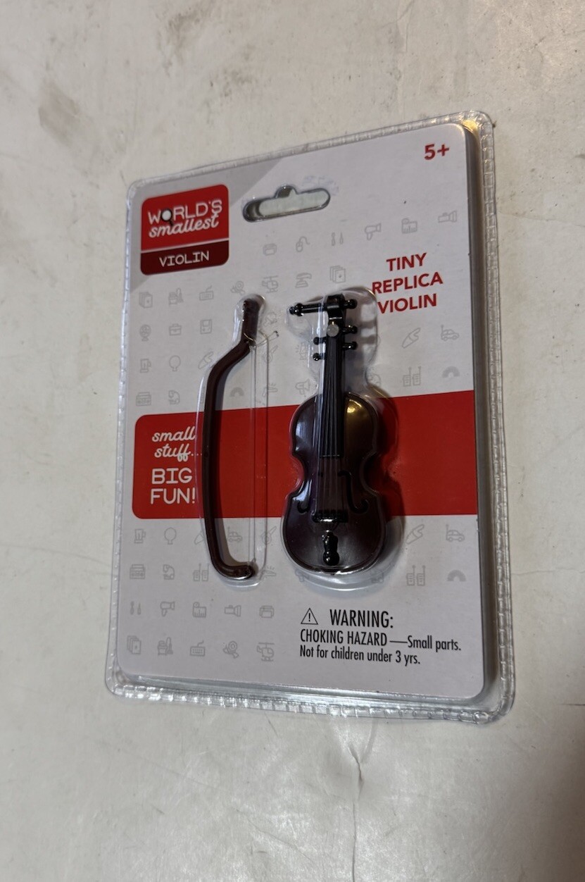World’s Smallest Violin Westminster Inc. New Replica!!!