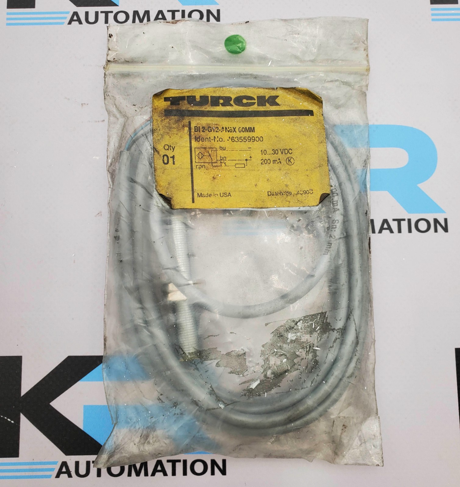 Turck B12-G12-AN6X Proximity Switch 30VDC