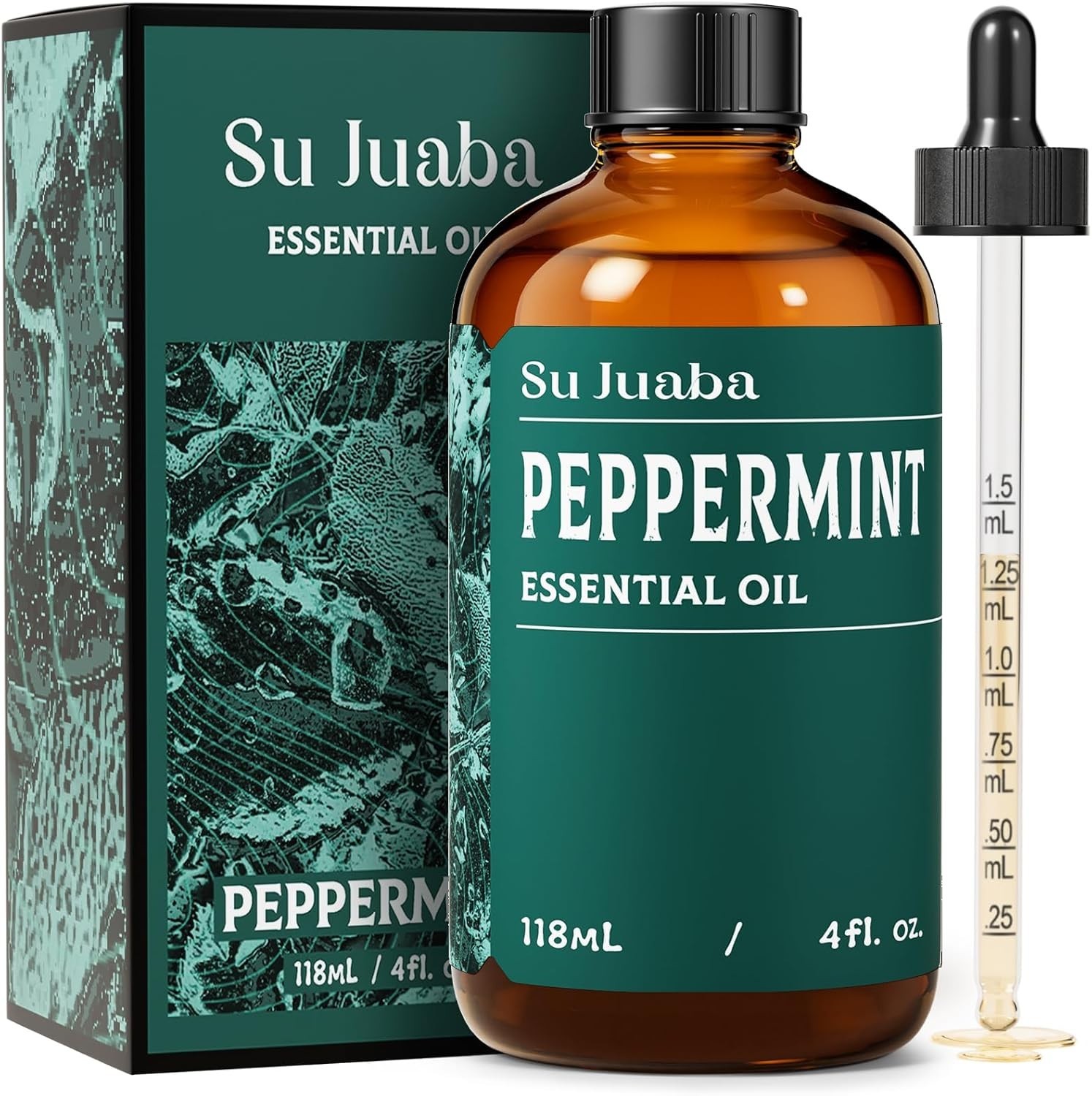 Peppermint Essential Oil - Huge 4 Fl Oz - 100% Pure and Natural - Premium Grade