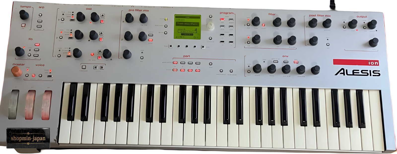 Alesis Ion 49-Key Virtual Analog Synthesizer Tested w/Manual from Japan