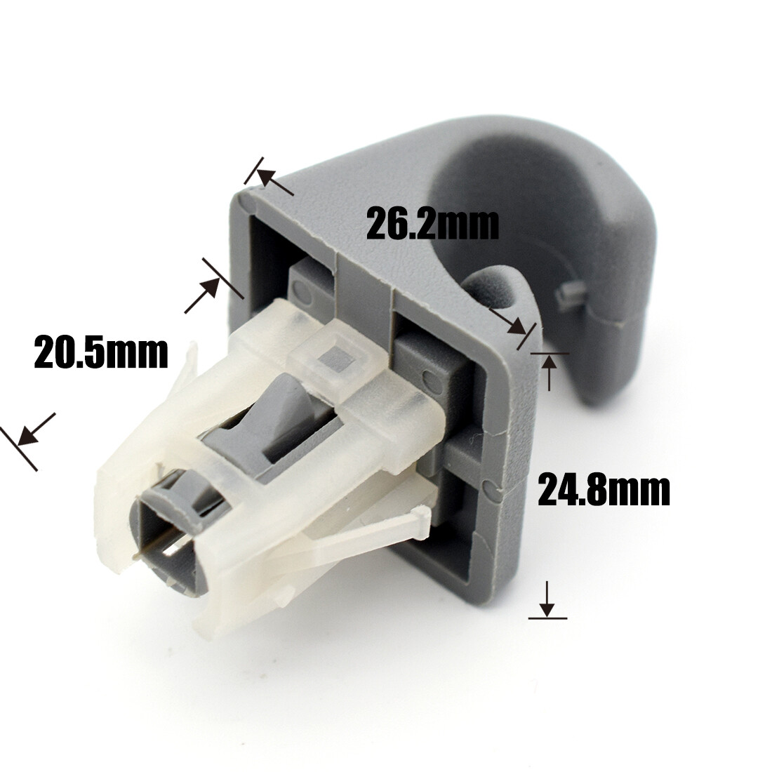 2Pcs Sun Visor Hook Clips Bracket For Toyota Camry Highlander Corolla RAV4 Prius