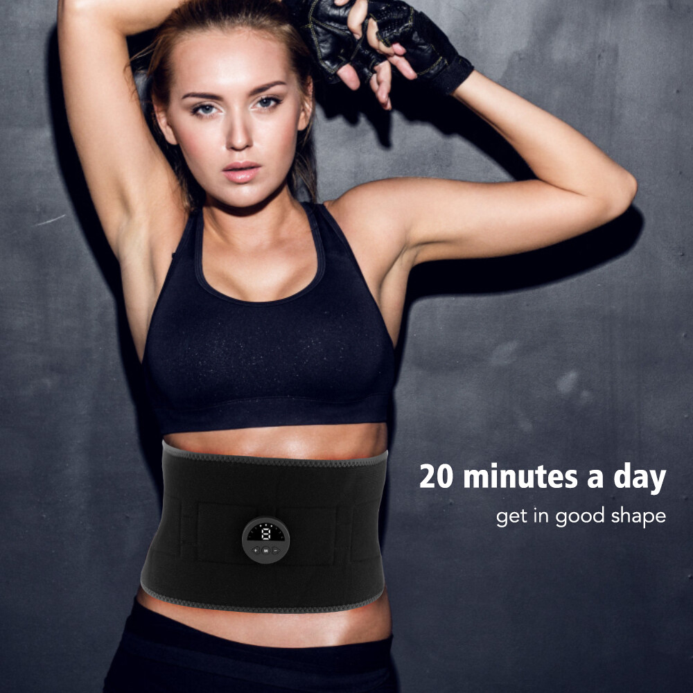 EMS Abdominal Muscle Core Toning Trainer ABS Stimulator Tactical Belly Shaper