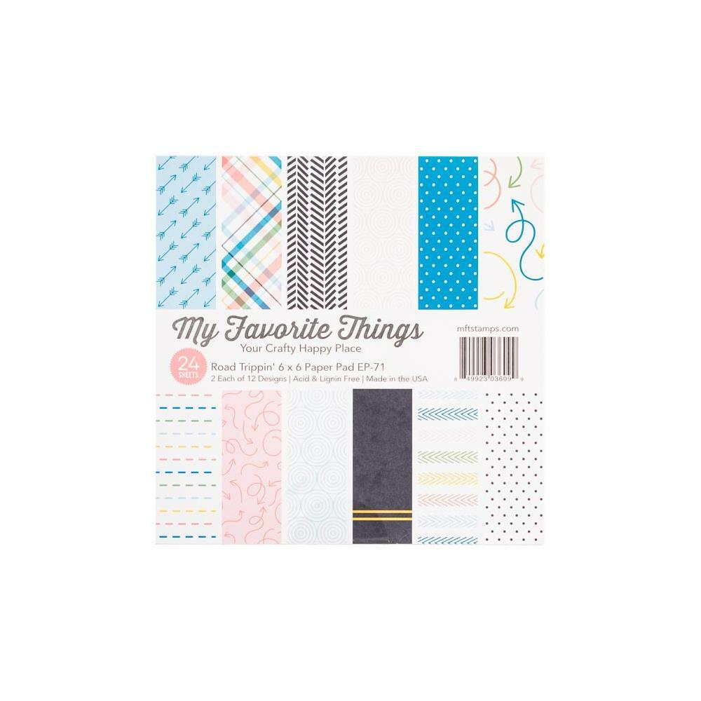 My Favorite Things Road Trippin' Paper Pad MFT-EP-71, Retired