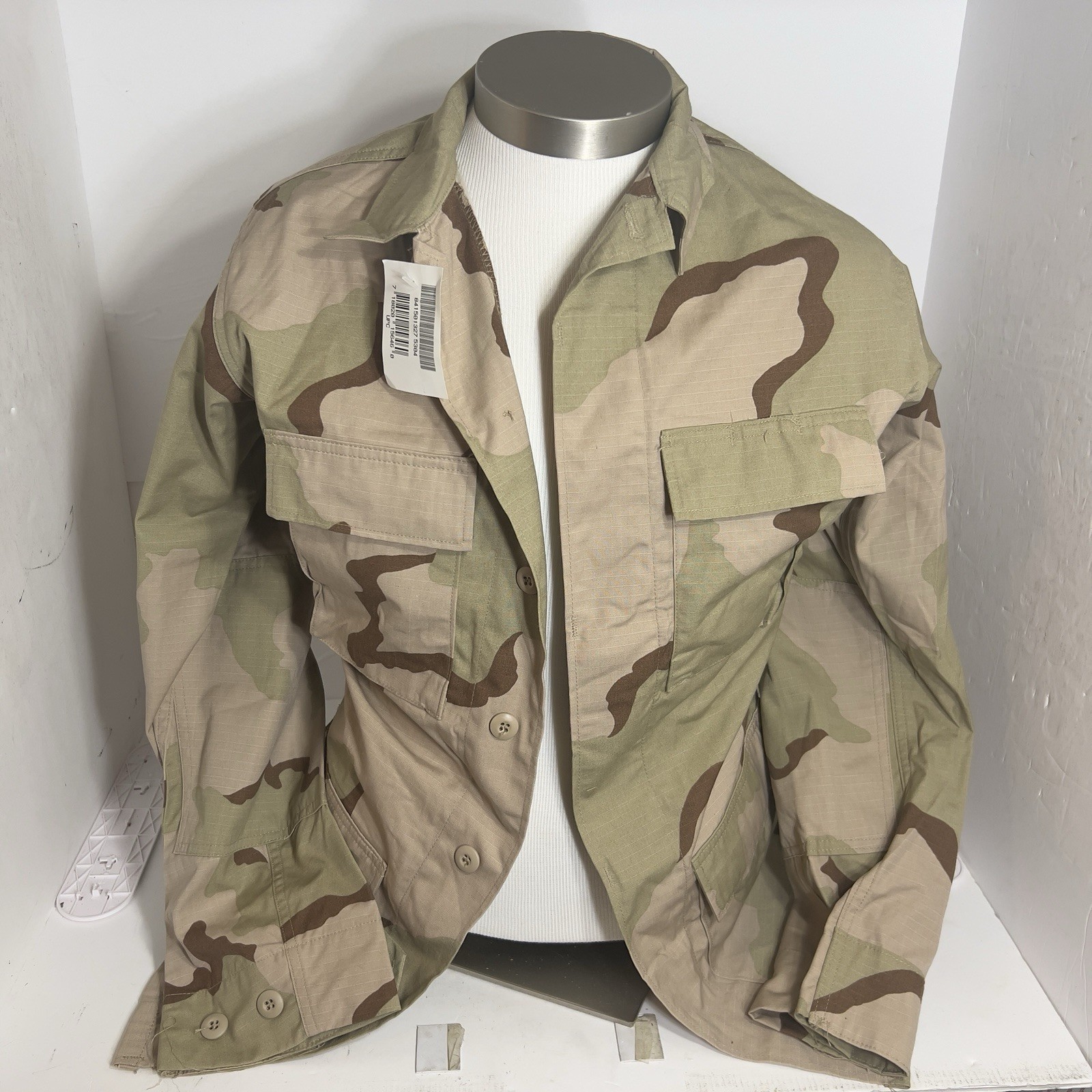 US Army BDU Shirt Coat Desert Camouflage Combat Small  X-Long 8415-01-327-5304