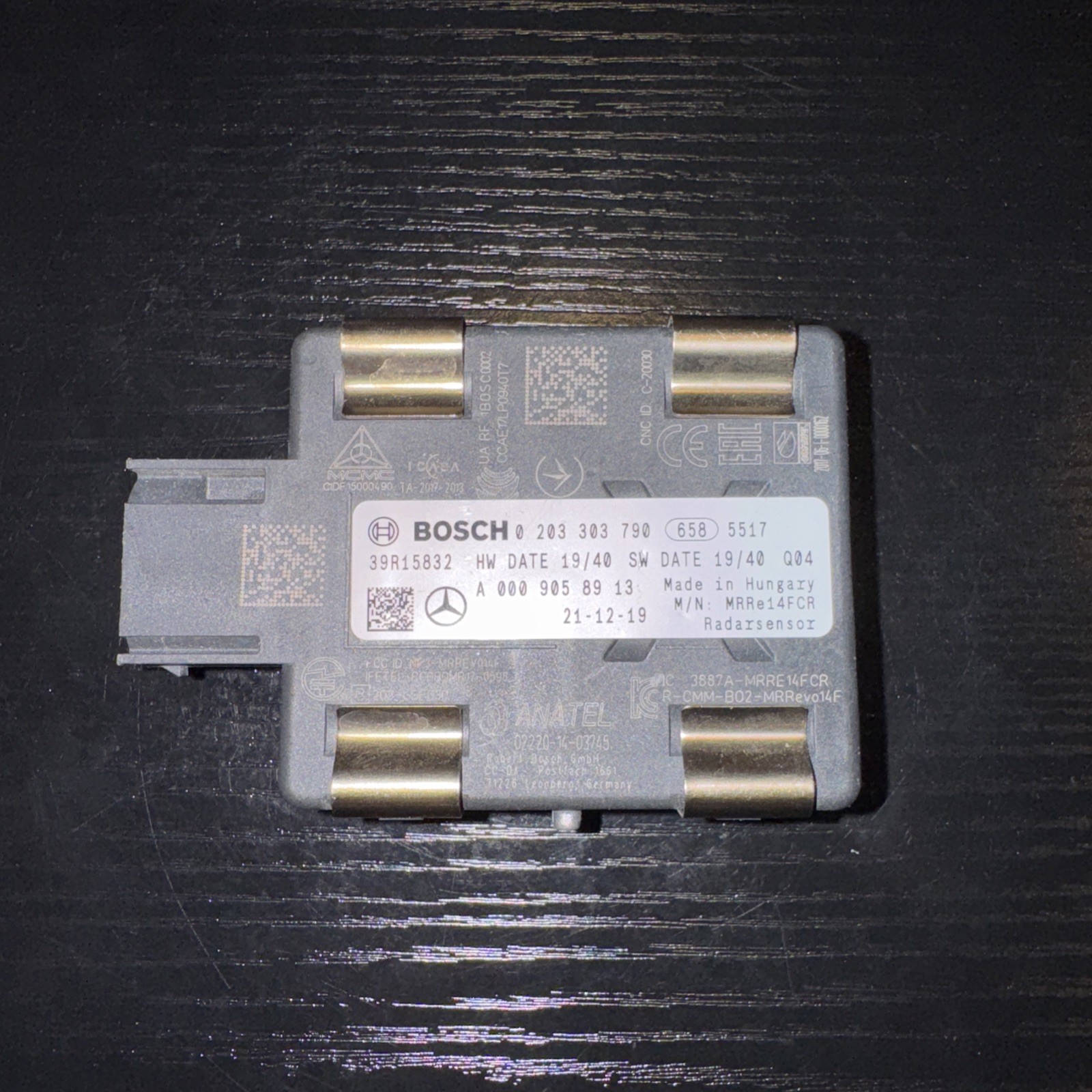 2019-2023 Mercedes-benz C300 Cruise Control Distance Sensor OEM #111