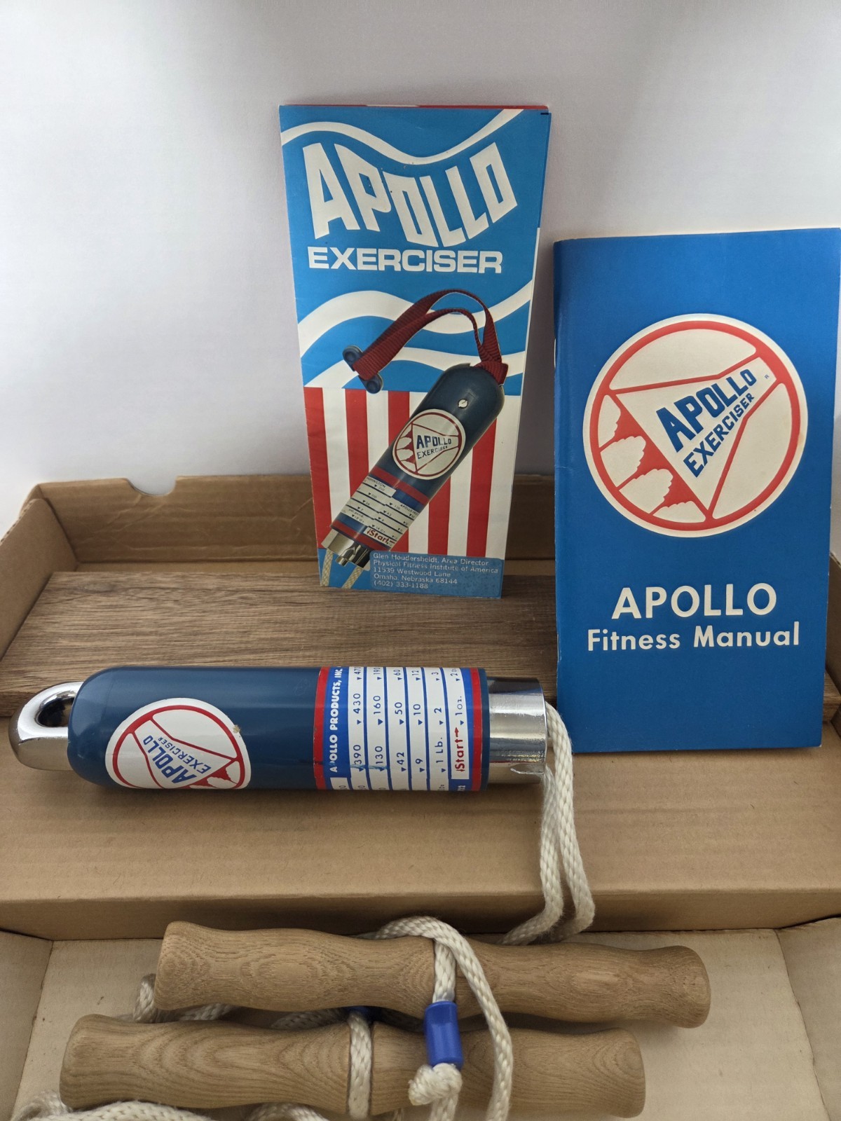 Vintage Apollo Exerciser Exerciser With Box.