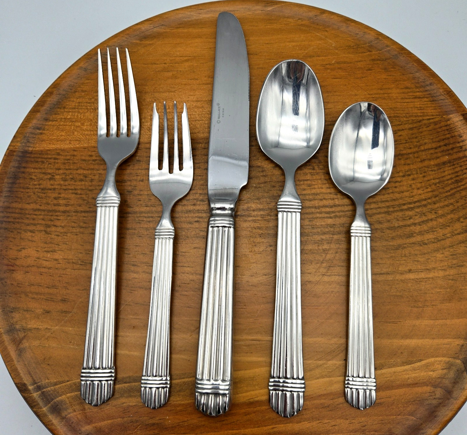 Wallace ESPRIT Chardonnay Stainless Flatware 18/8 Your Choice Fork Spoon Knives