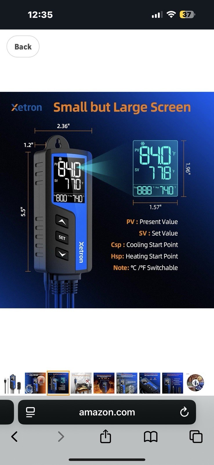 Xetron Smart Digital Temperature And Humidity Controller WIFI STC-1000ProTH