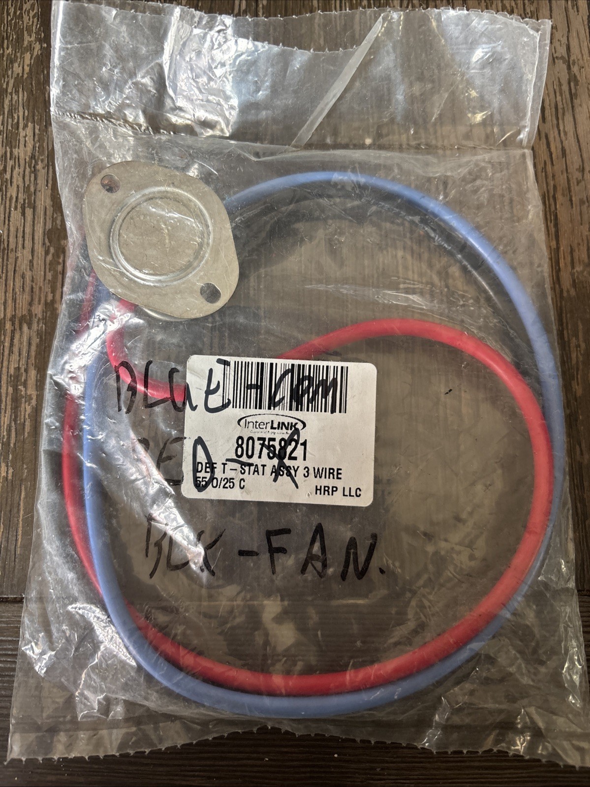 Heatcraft 8075821 Defrost Termination Switch