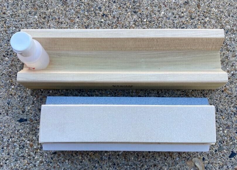 Tri 8 Arkansas Knife Sharpening Stone Kit -NEW