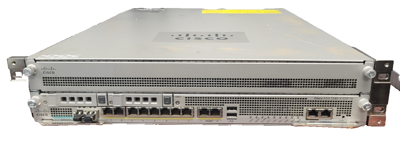 Cisco ASA5585-X 8-Port GbE Firewall Security Appliance #73