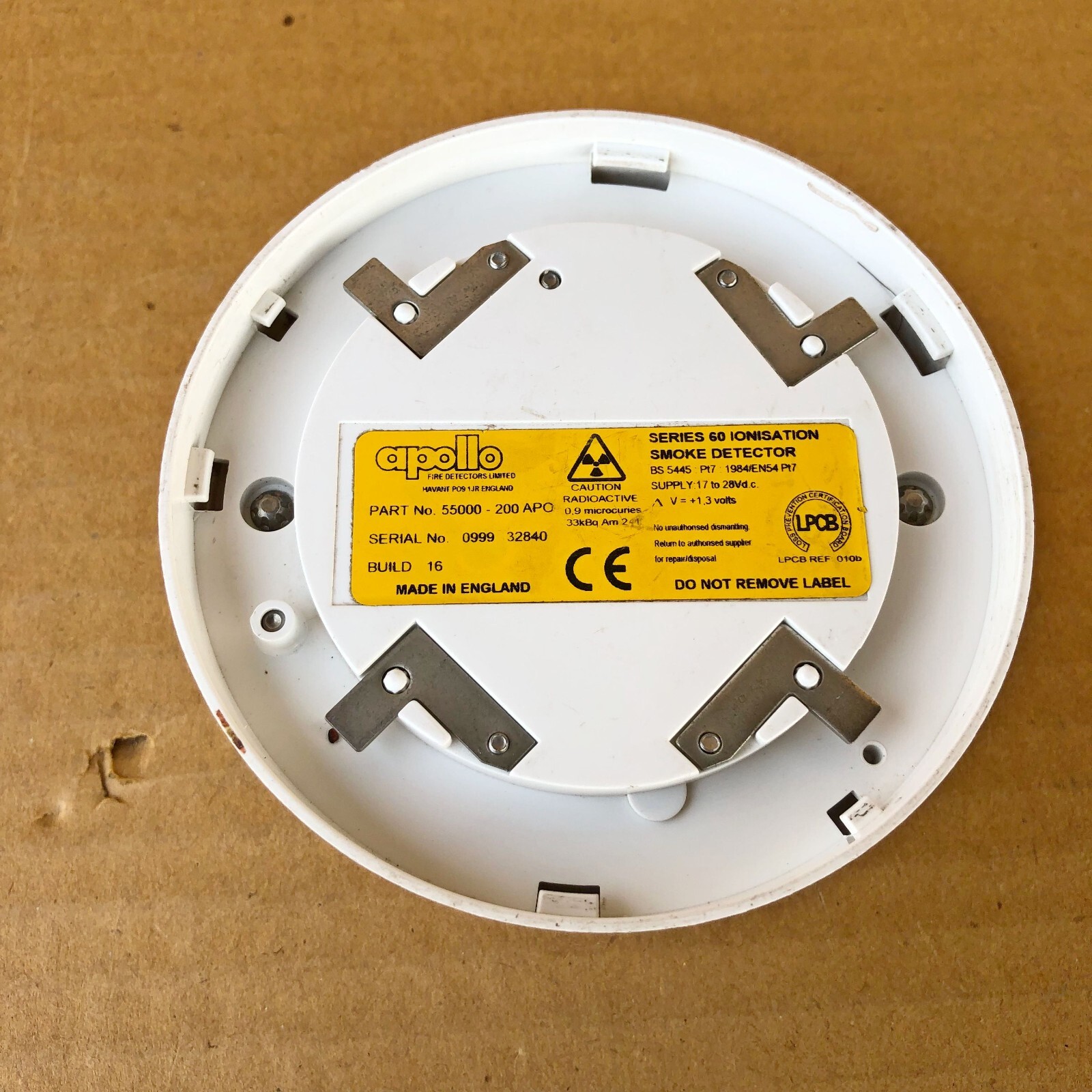 APOLLO 55000-200 APO IONISATION SMOKE DETECTOR
