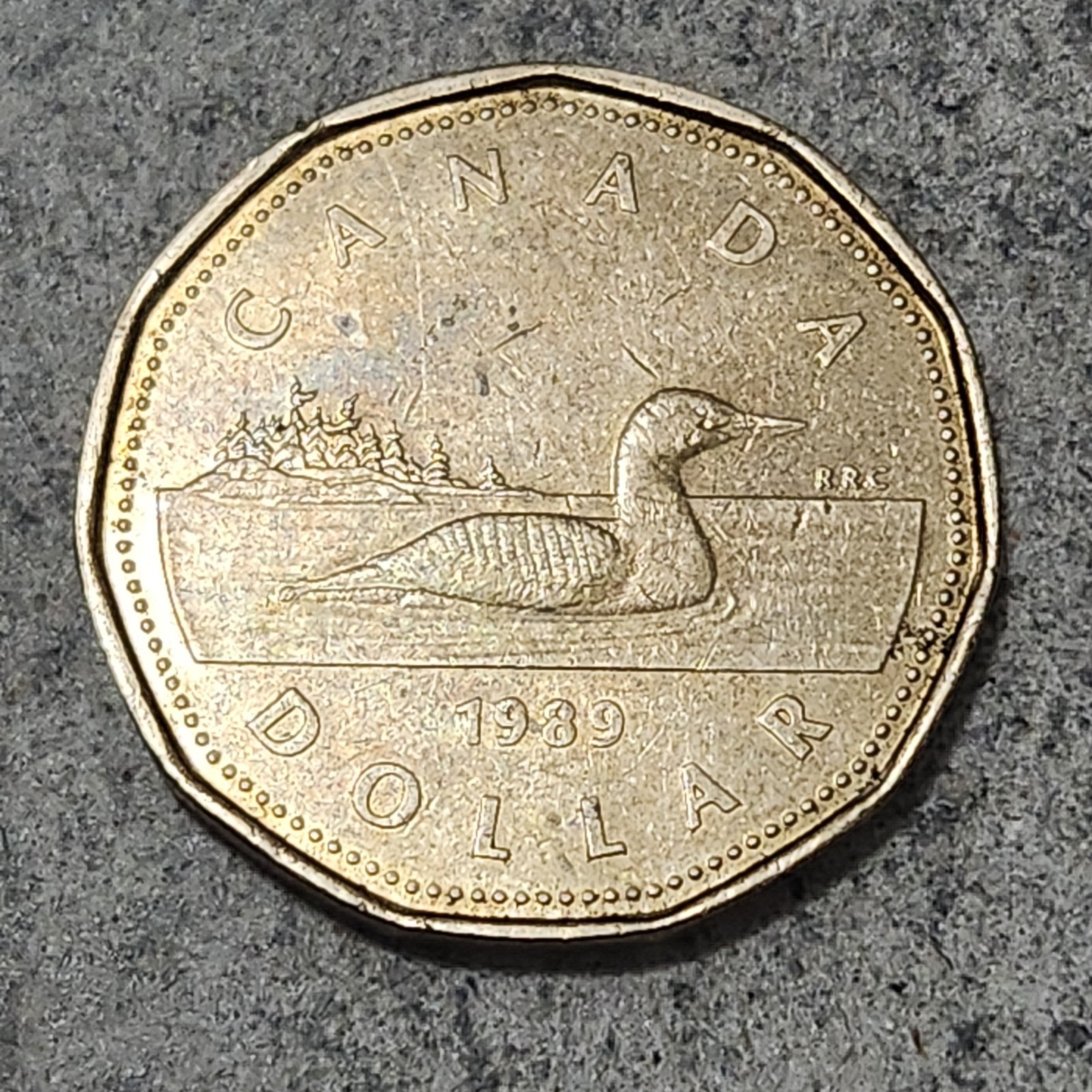 CANADA 🇨🇦 ONE (1) DOLLAR COIN 1989 (QUEEN ELIZABETH II)