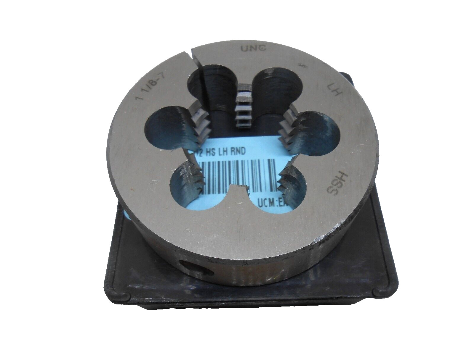 1-1/8-7 x 2-1/2" OD LEFT HAND High Speed Steel Round Adjustable Die