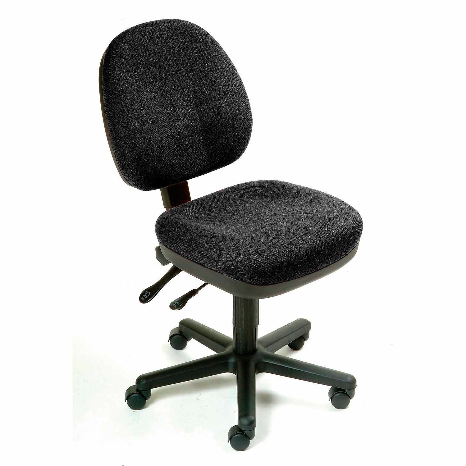 Task Chair Fabric Upholstery Black