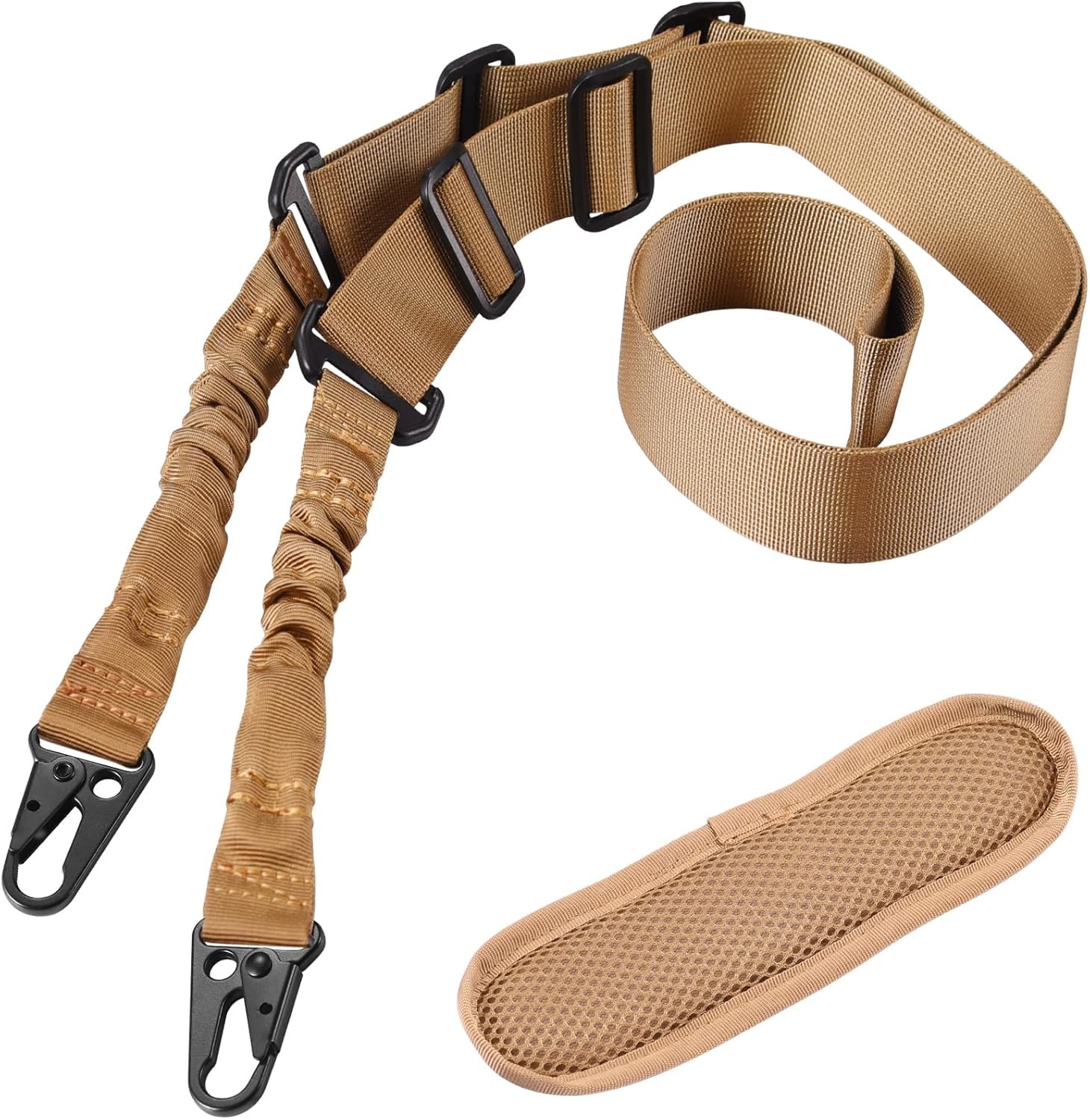 Tactical 2 Point Rifle Sling Quick Release Gun Sling Shoulder Padded Adjustable