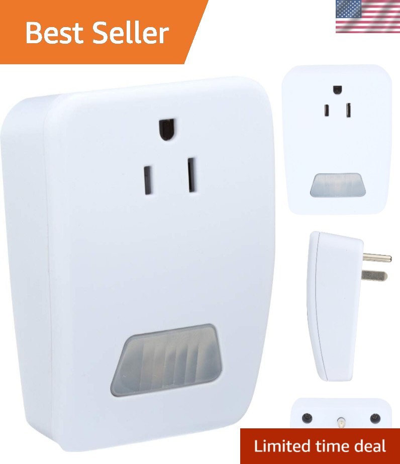 Versatile Plug-in Motion Activated Light Control for Home Security - Auto-Off