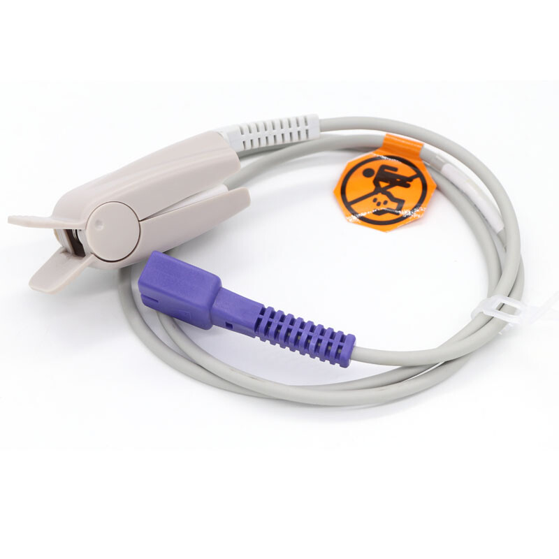 Compatible With N560,N595 Oximax Adult Finger Clip SpO2 Sensor 9PIN