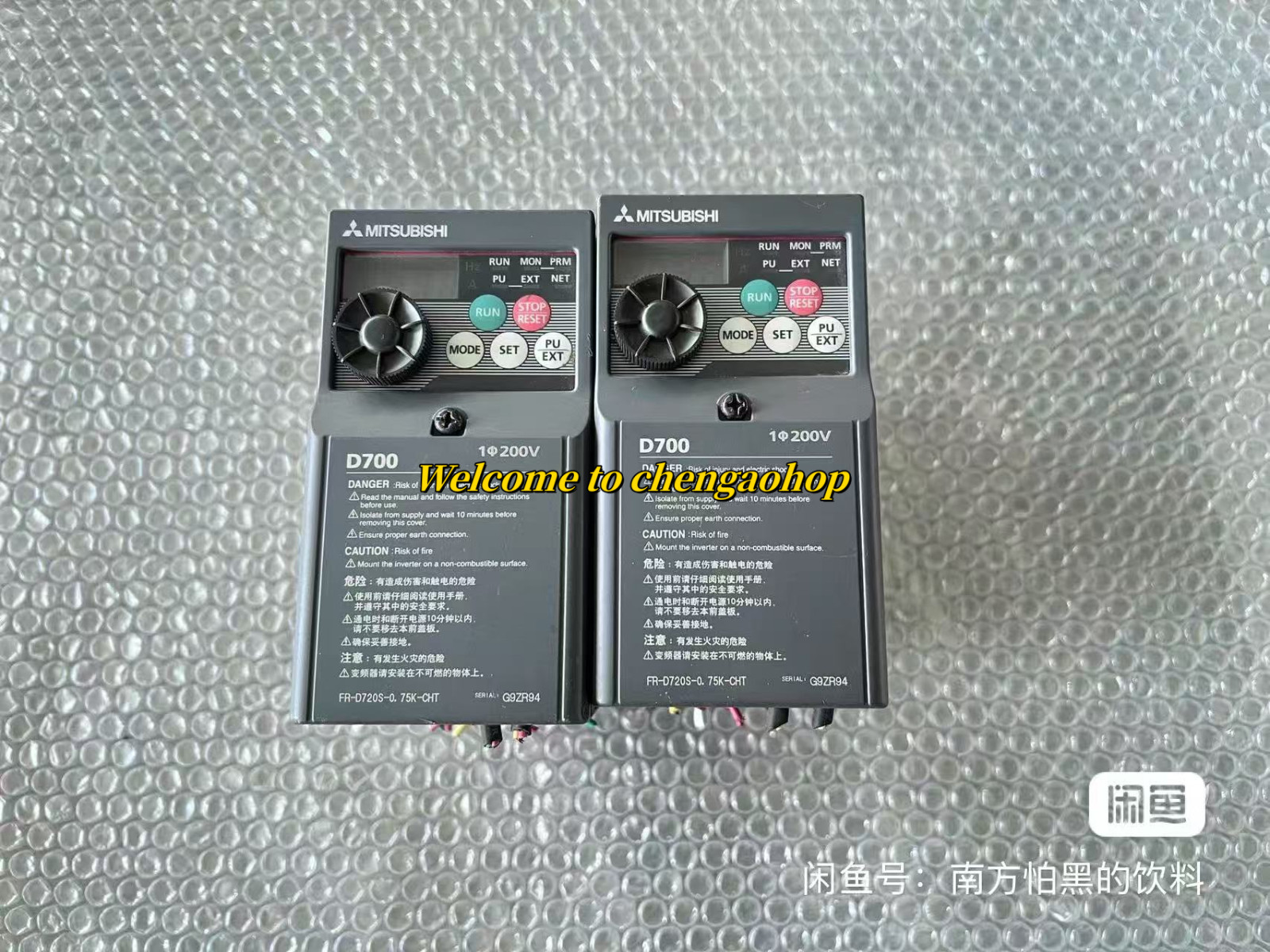 🔥 1PC USED FR-D720S-0.75K-CHT frequency converter #L279T LZ
