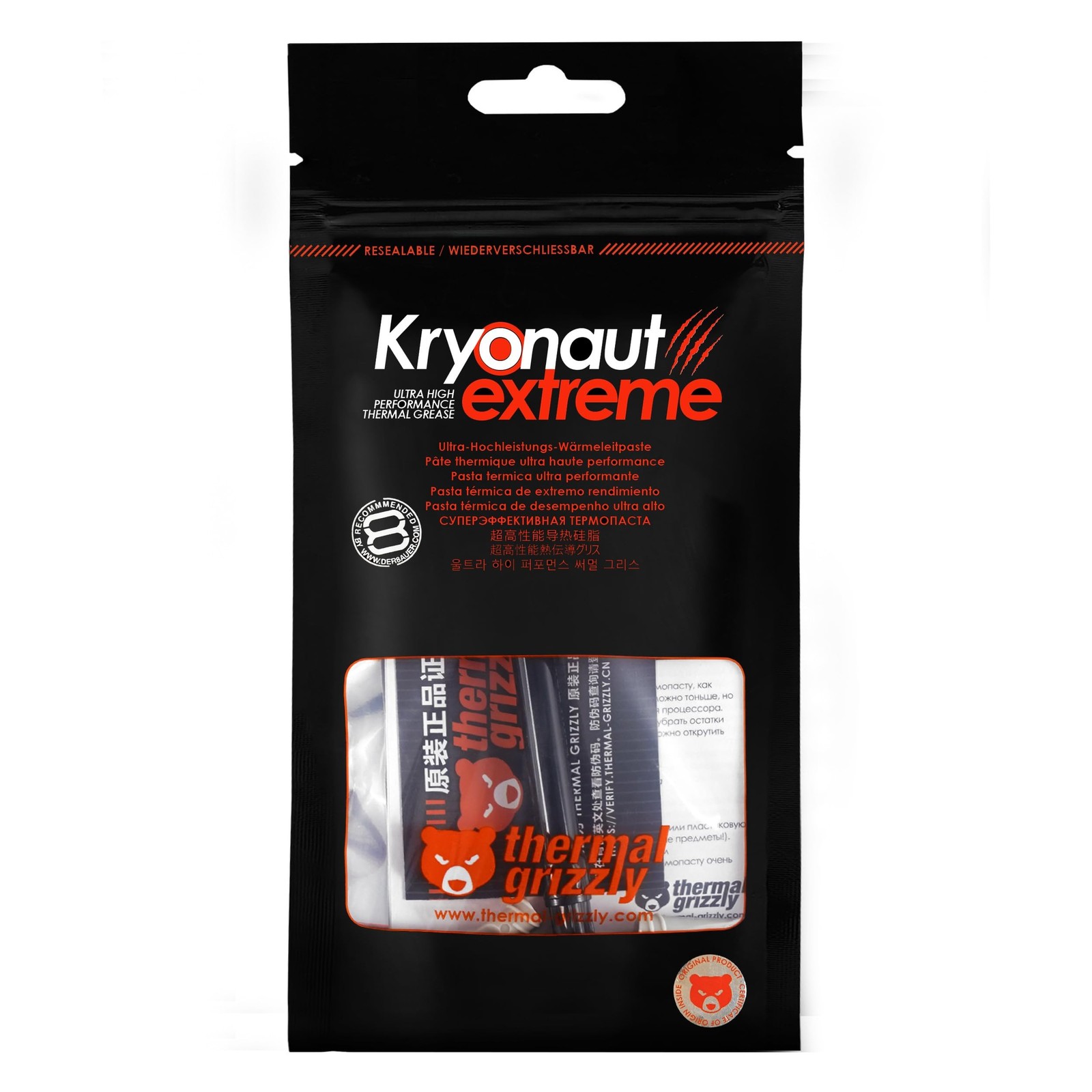 Thermal Grizzly Kryonaut Extreme - 2 Gram - Extremly High Performance Thermal...