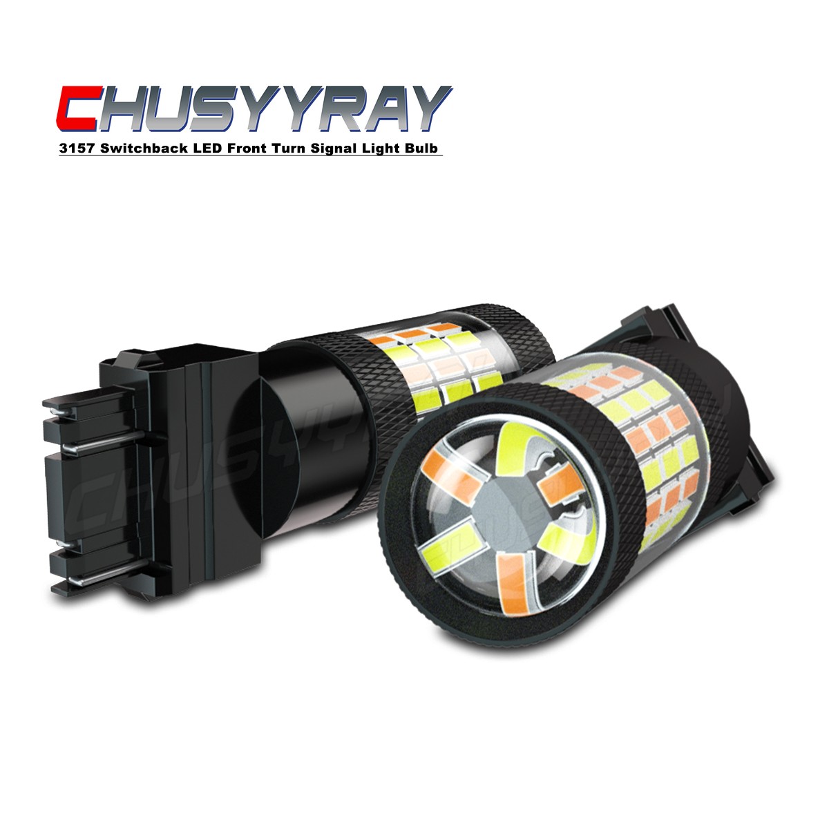 2x 3157 Switchback LED Front Turn Signal Light Bulb for Dodge Ram 1500 2500 3500
