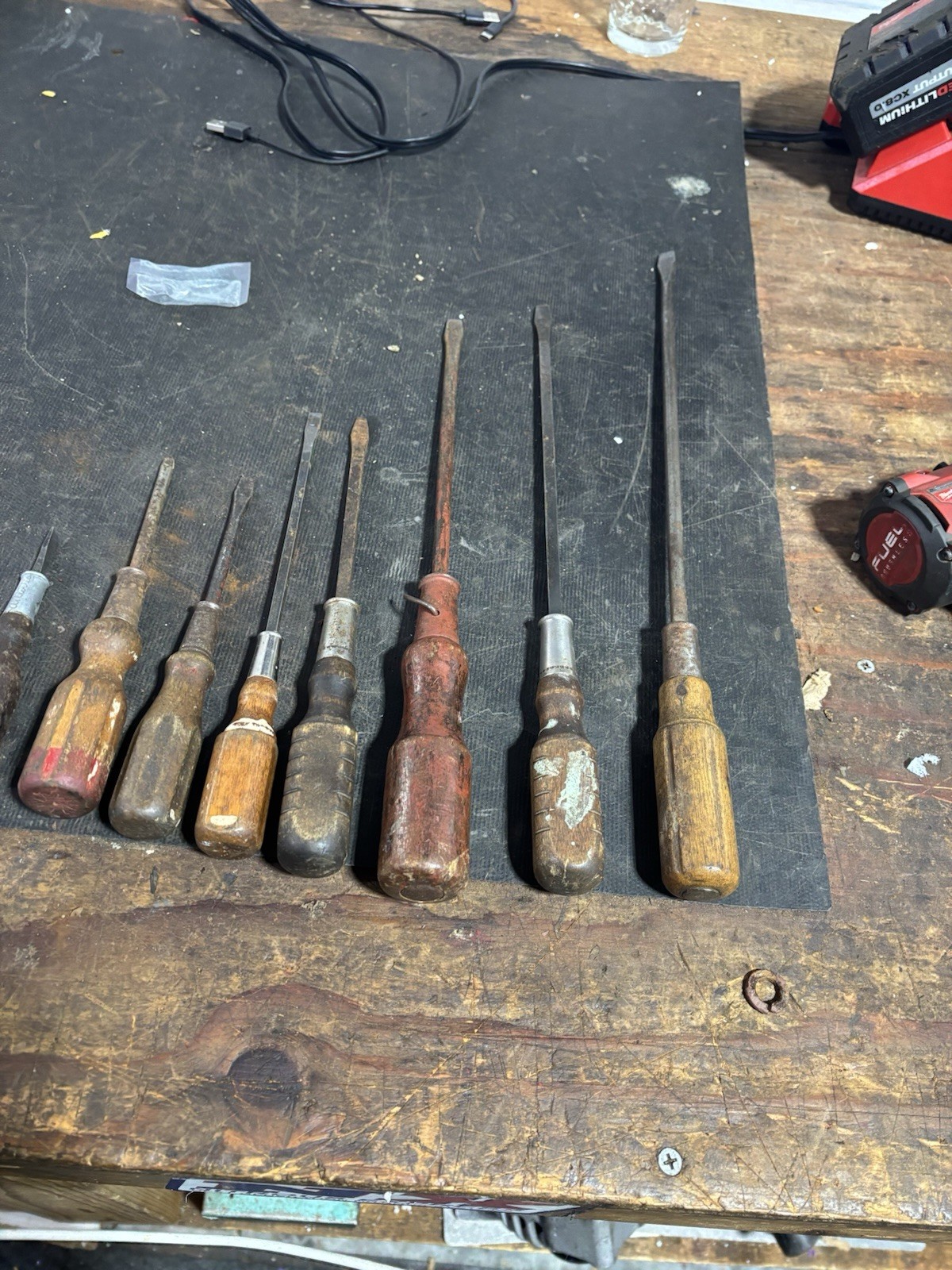 Vintage Wood Handle 8 Screwdriver Lot – Vintage Screwdrivers
