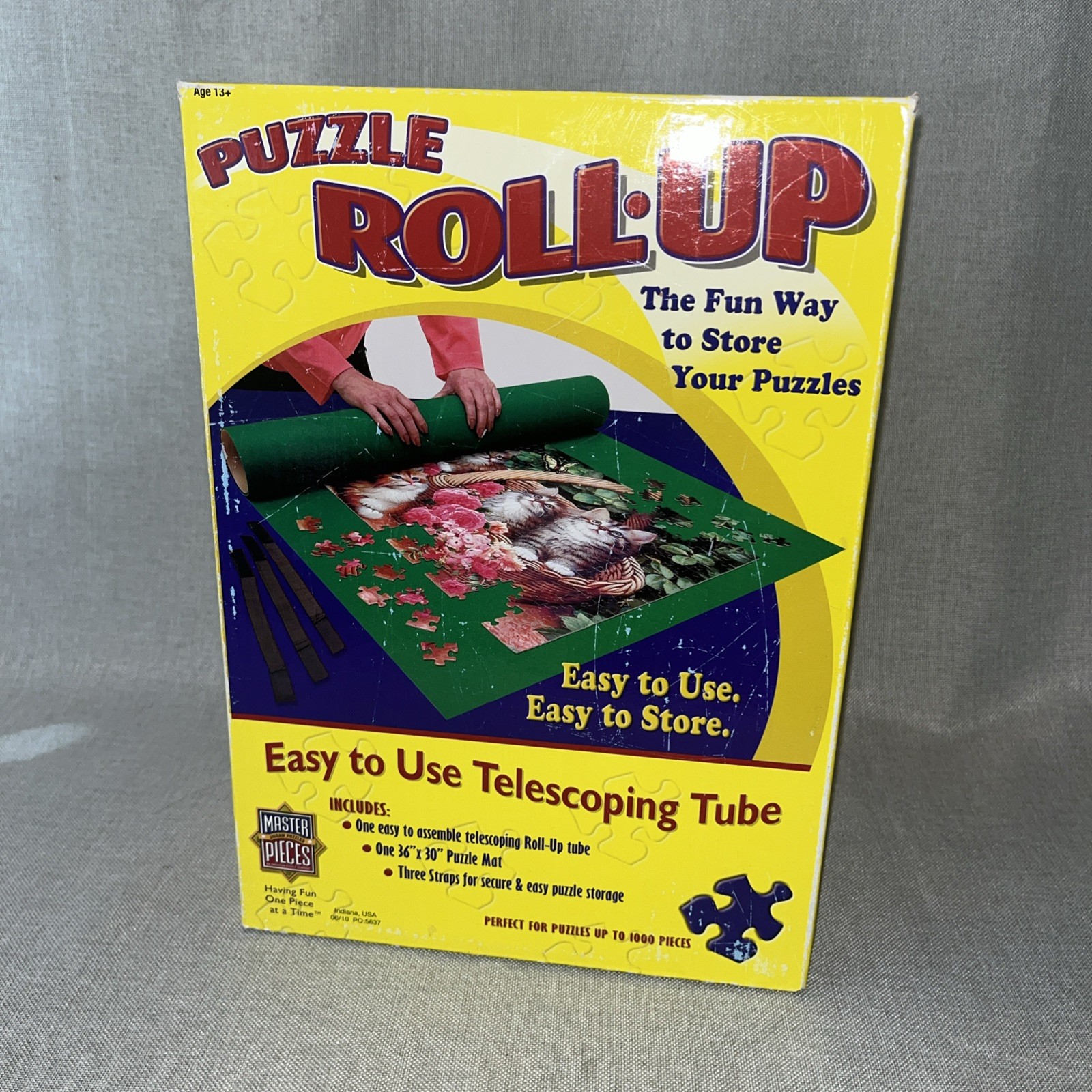 Master Pieces Jigsaw Puzzle Roll Up Storage Green Mat Up to 1000 Pcs 36x30 New