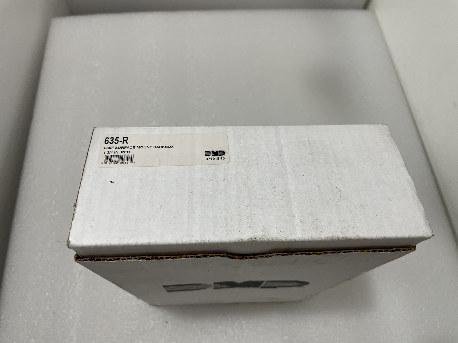 DMP 635 R Surface Mount Red Backbox New