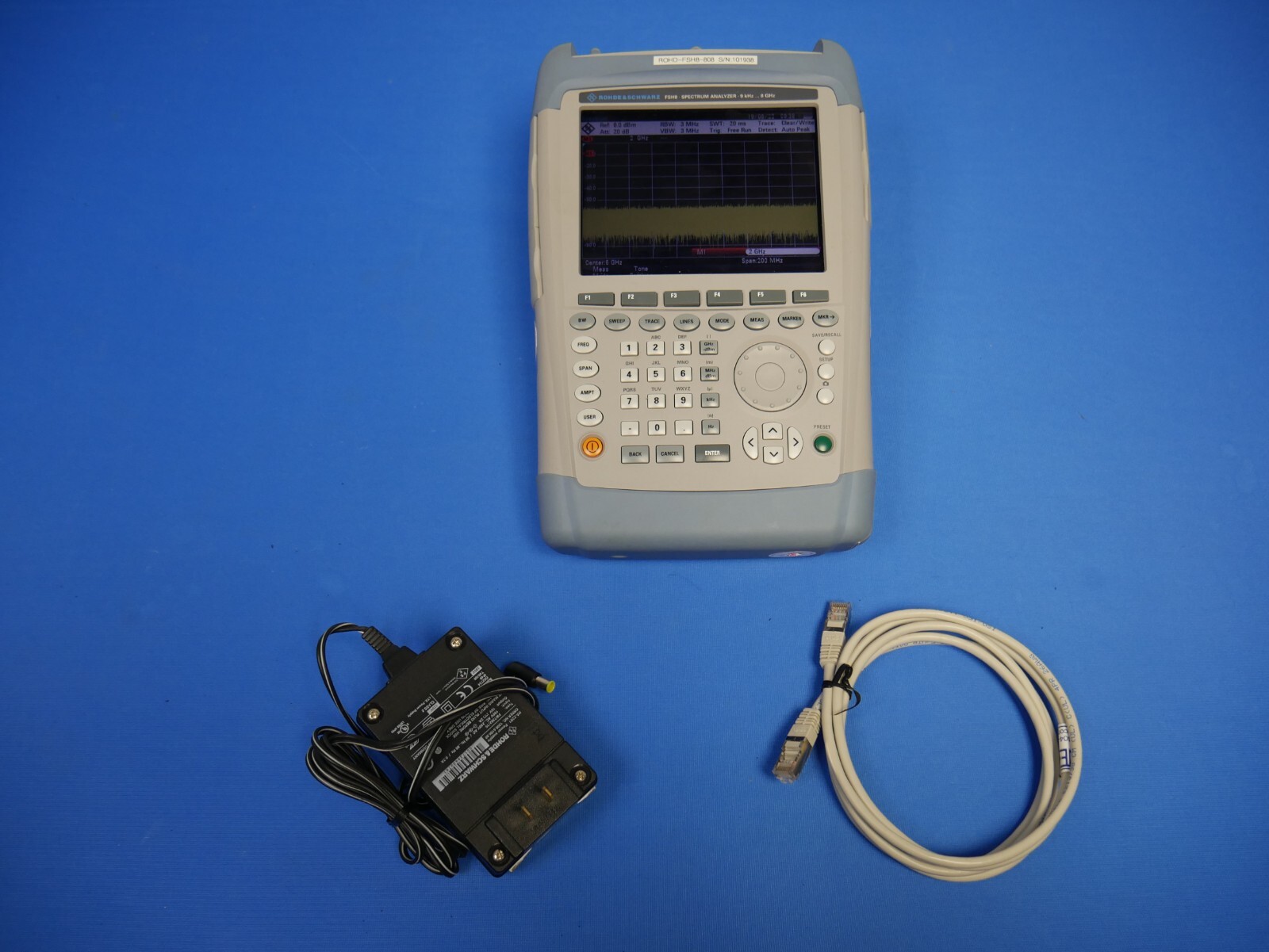 Rohde & Schwarz FSH8-808 9 kHz - 8 GHz RF Spectrum Analyzer w/ Preamplifier