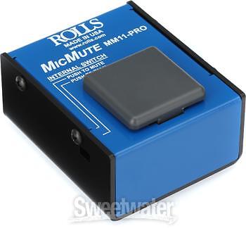 Rolls MM11-Pro MicMute Microphone Mute/Talk Switch