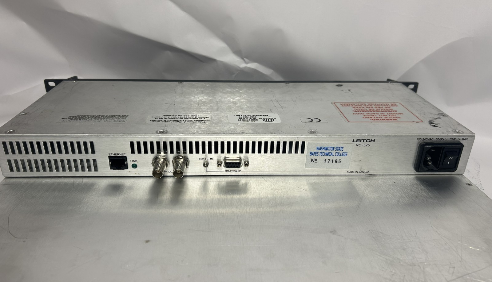 Leitch DPS 575 Digital Processing Synchronizer w/ RC 575 Control Unit Free Ship